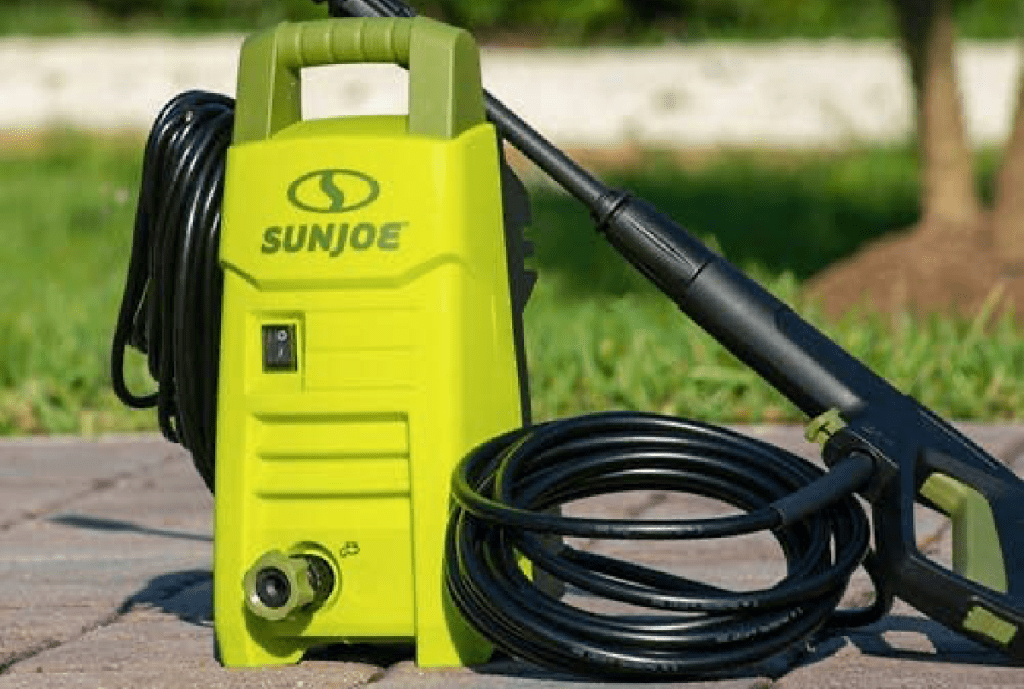 Sun Joe Max Electric Pressure Washer with handle attached