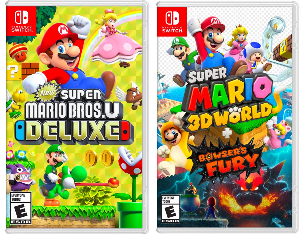 Super Mario Games Covers for Nintendo Switch