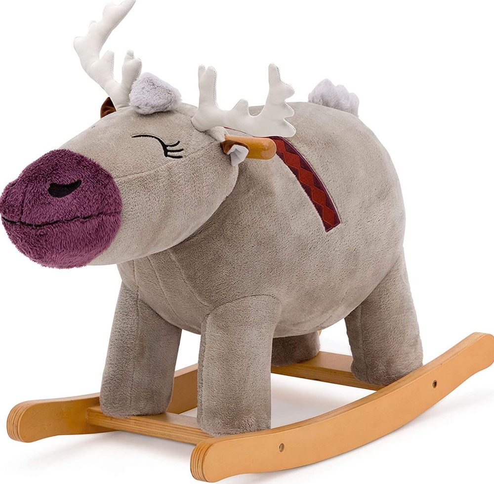 stock image of disney Sven Rocking horse reindeer plush