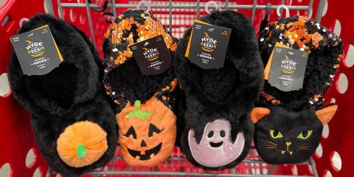Cute Halloween Slippers w/ Reversible Sequins Just $9 at Target