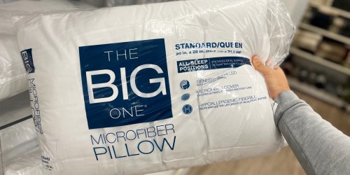 The Big One Bed Pillows from $3.49 w/ Free Kohl’s Pickup | Great Donation Item!