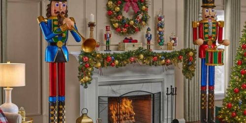 This 8′ Trumpeting Nutcracker w/ Lights & Moving Eyes is Only $249 Shipped