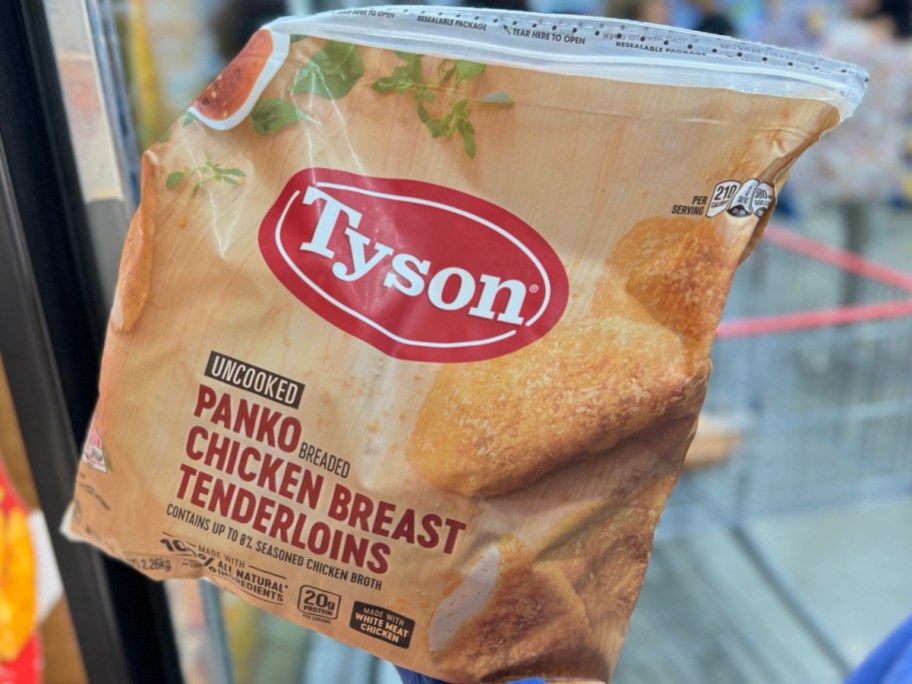 A huge bag of Tyson Panko Crusted Chicken