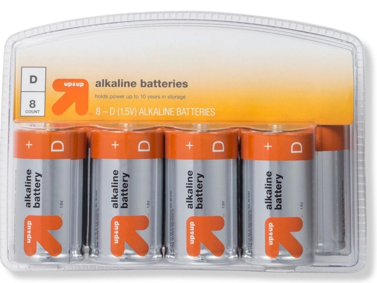 Up & Up D Batteries 8-Count