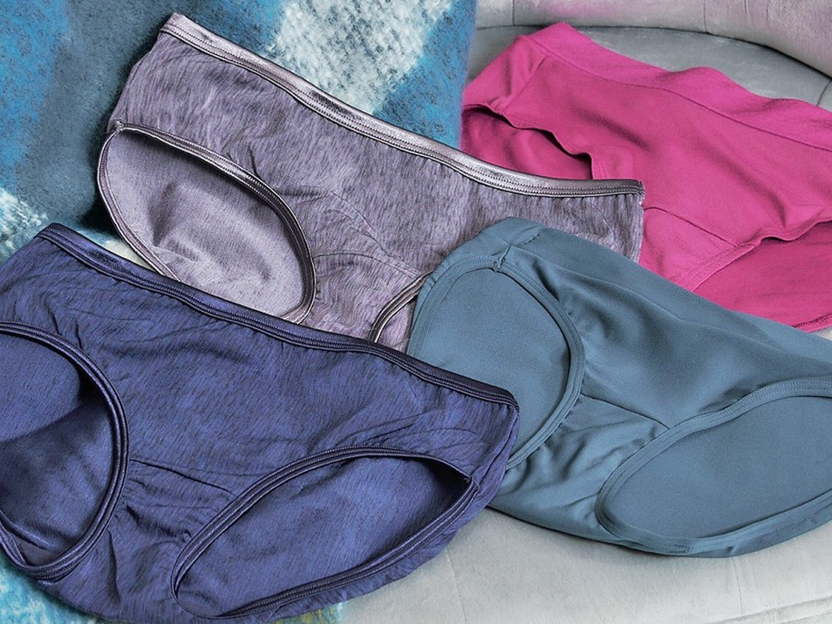 multiple pairs of Vanity Fair Underwear in various colors