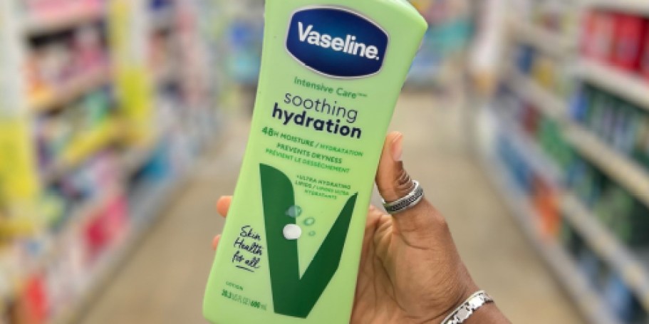 THREE Vaseline Intensive Care Lotions Just $8 Shipped on Amazon (UNDER $3 Each!)