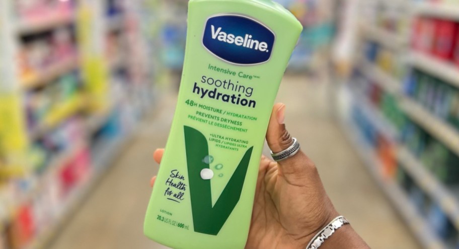 Vaseline Nourishing Moisture Body Lotion in store
