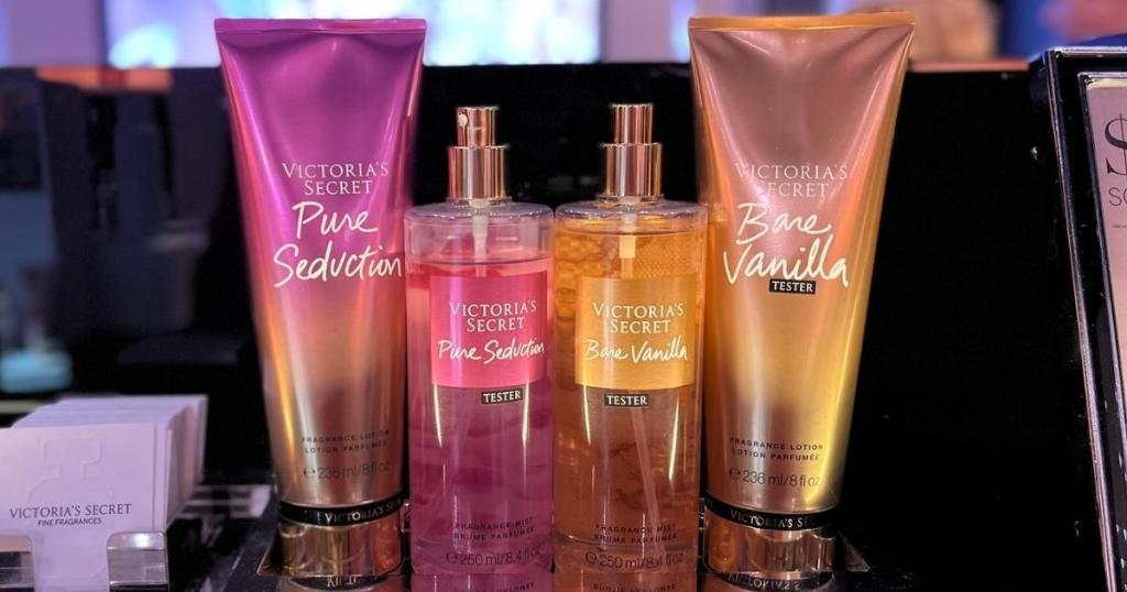 victoria secret perfume spray and lotion