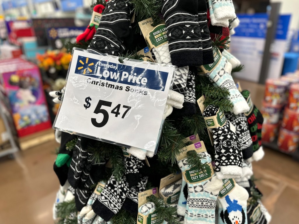 Walmart Christmas Socks