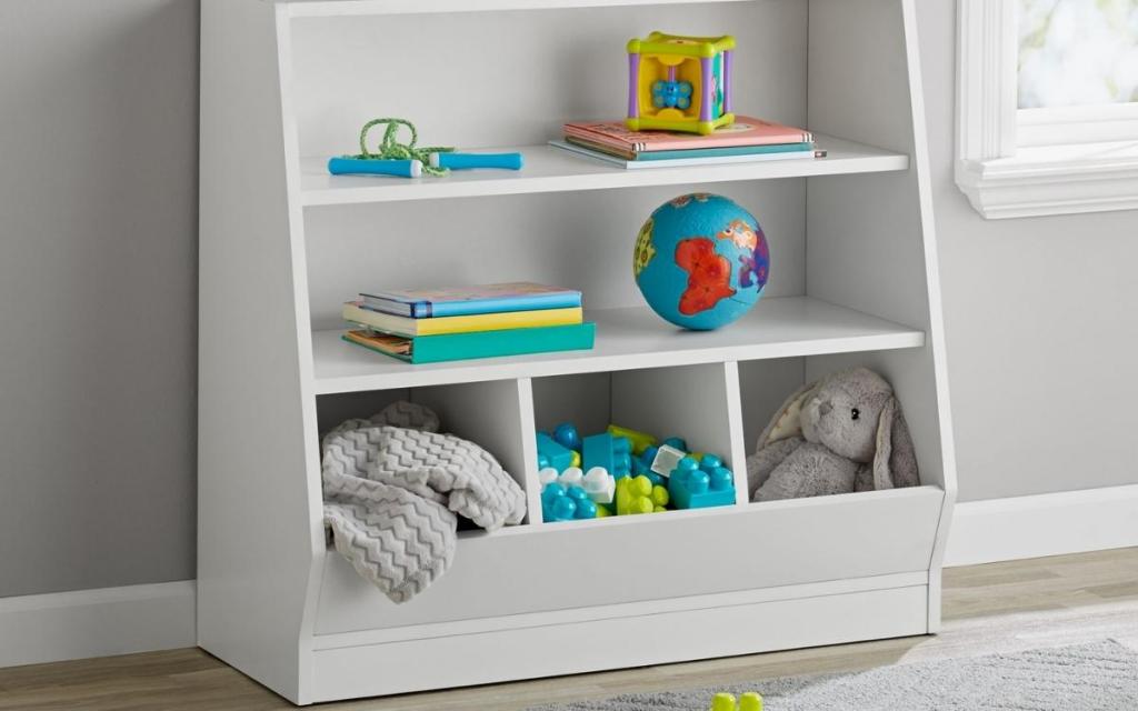 Your Zone Kids Bin Storage and Bookcase