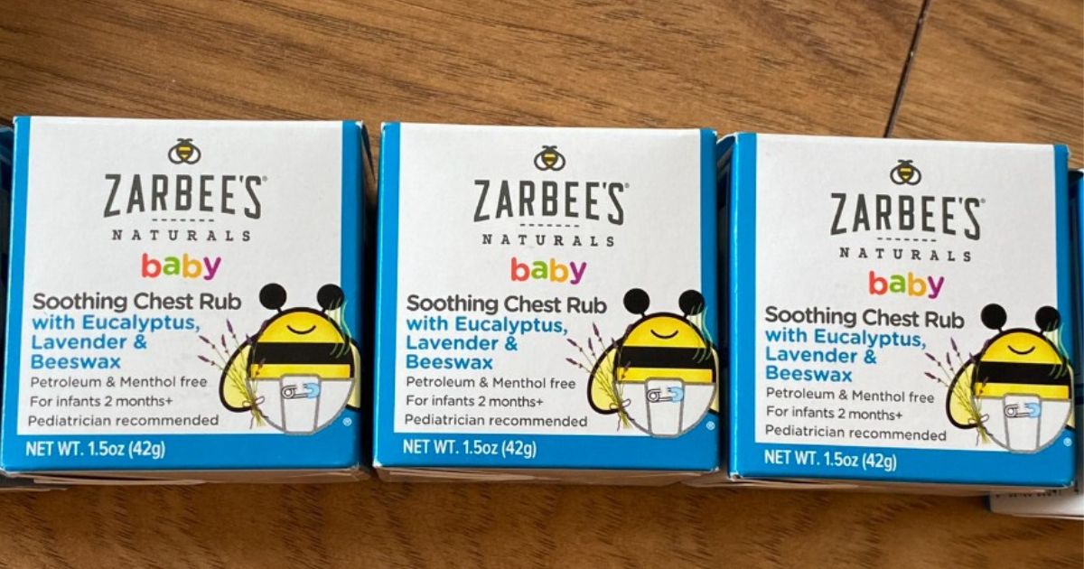 Zarbee’s Baby Soothing Chest Rub Only $2.78 After Walmart Cash