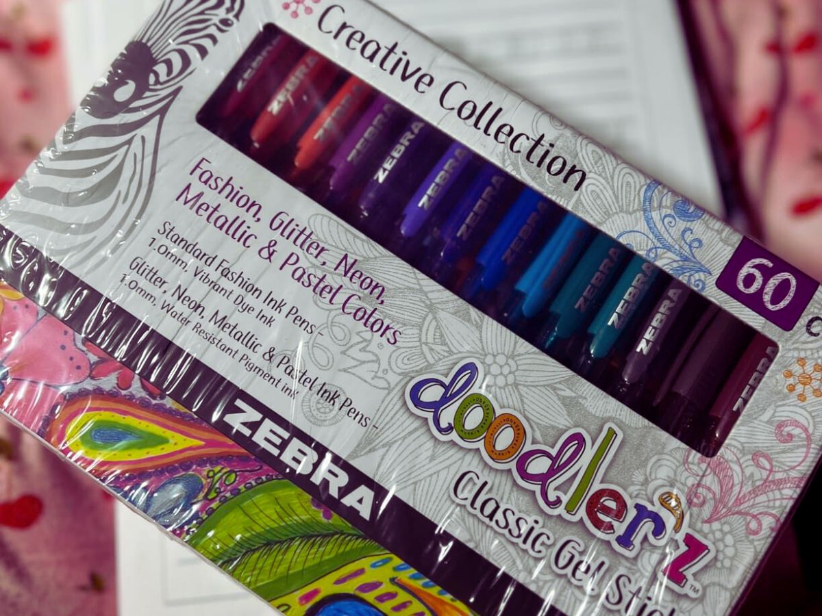 Zebra Pen Doodler'z Gel Stick Pen 60-Count Pack