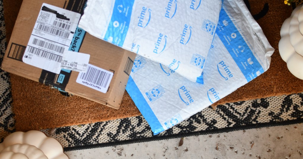 amazon prime day packages on doorstep