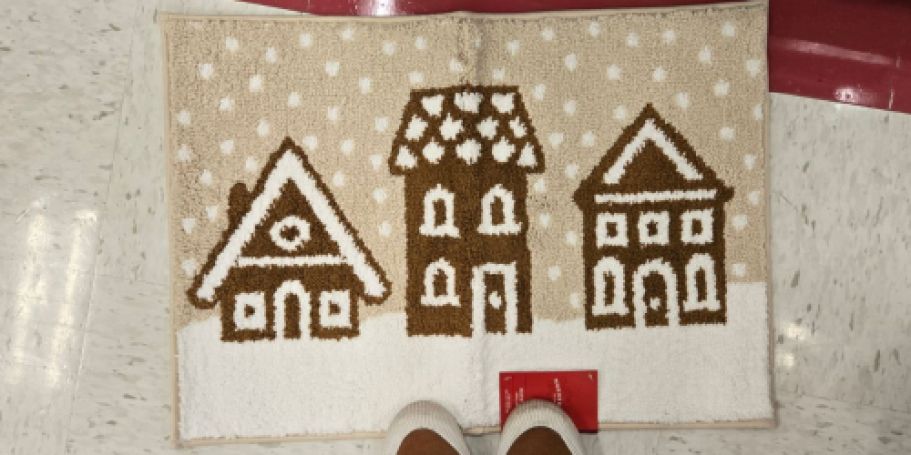 Christmas Bath Rugs Only $10 on Target.com