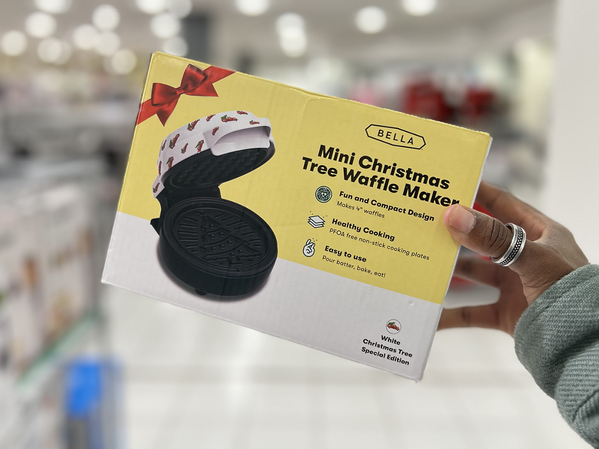 bella holiday waffle maker