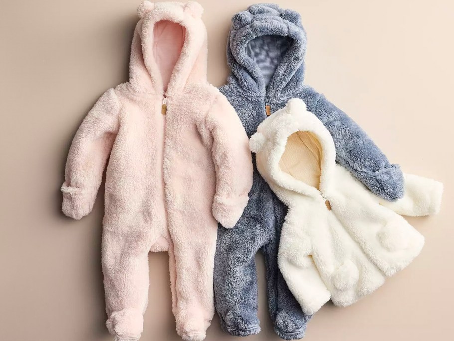 60% Off Carter’s Baby Sherpa Apparel on Macys.com | Hooded Jackets $13.60 & Coveralls $16!