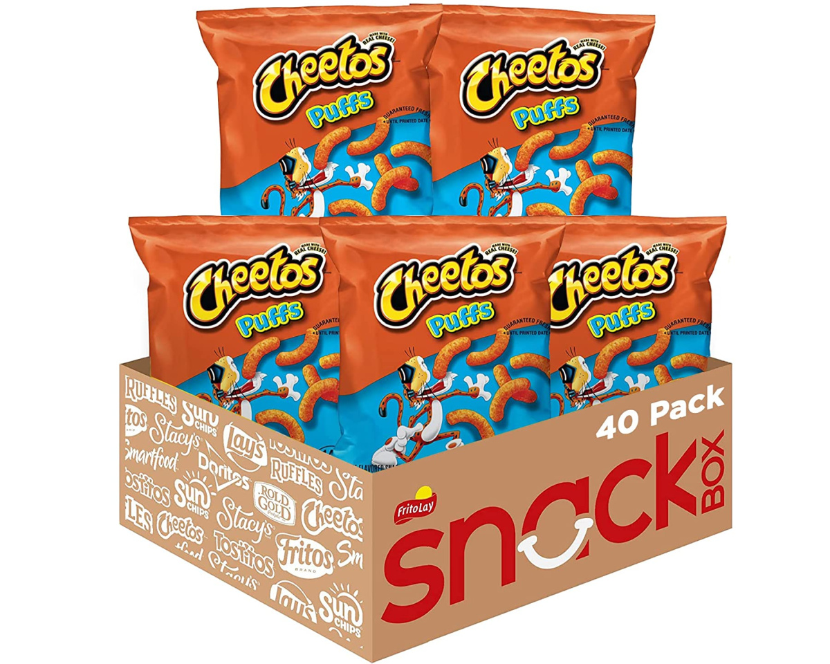 cheetos snack bags sitting in snack box