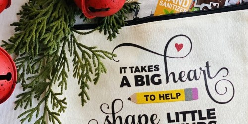 Teacher Gift Pouches Only $9.88 Shipped (Reg. $20) | Fill w/ Their Favorite Goodies for Christmas!