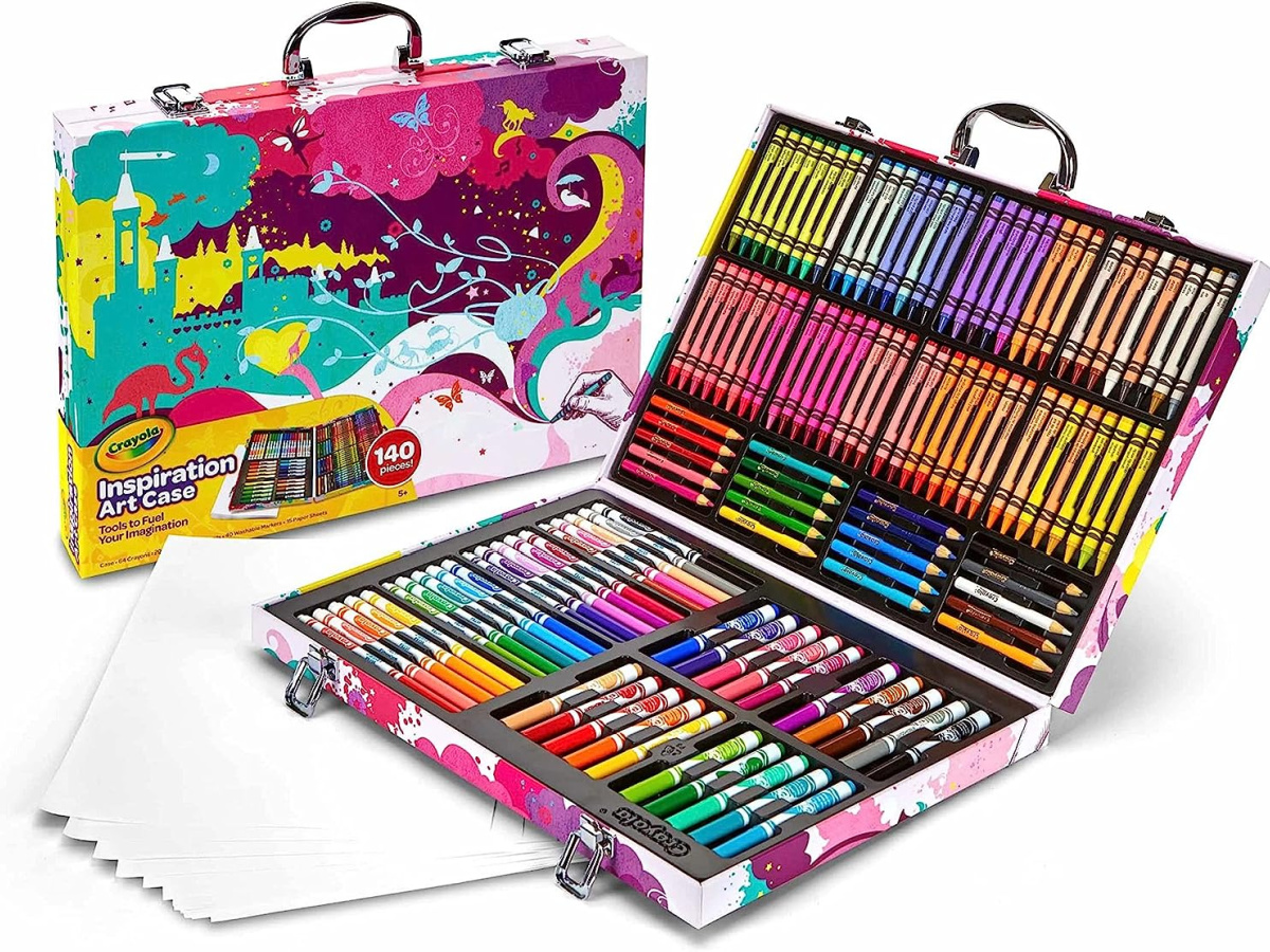 Crayola Art Case w/ 140-Pieces Just $15.99 on  (Regularly $25)
