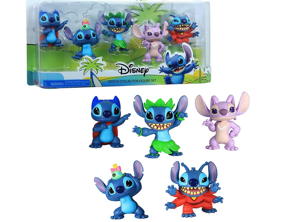 Disney Stitch Mini Figures 5-Piece Set