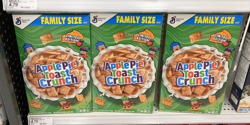 Family Size Holiday Cereals Spotted at Target – Apple Pie Toast Crunch, Elf on the Shelf, & More!