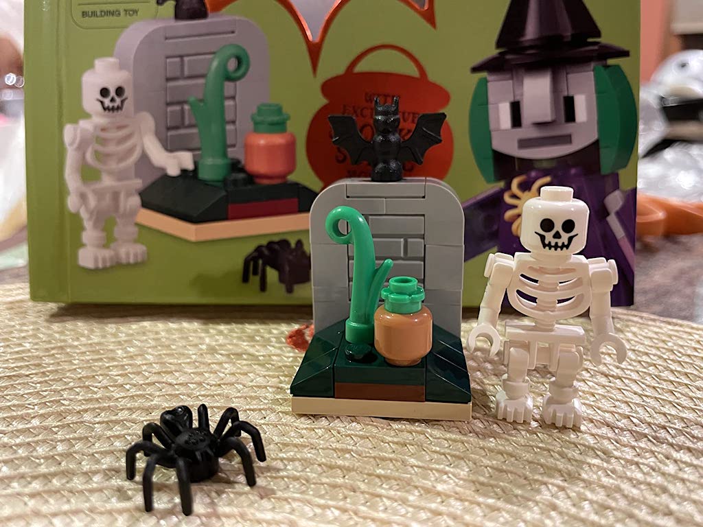LEGO ideas Halloween book with toys 