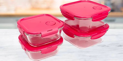 Lock ‘n Lock 4-Piece Glass Container Sets from $22.48 Shipped