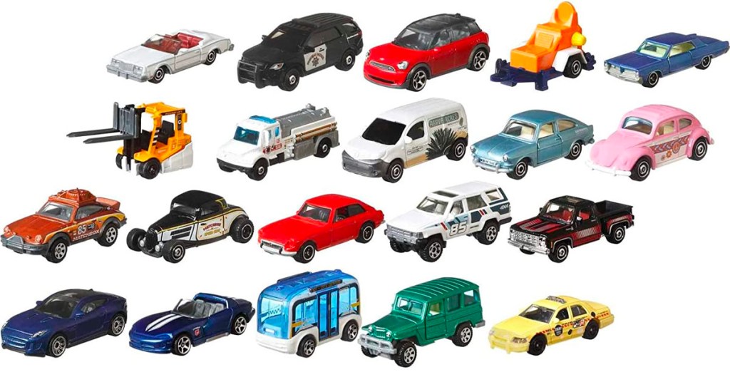 20 matchbox cars