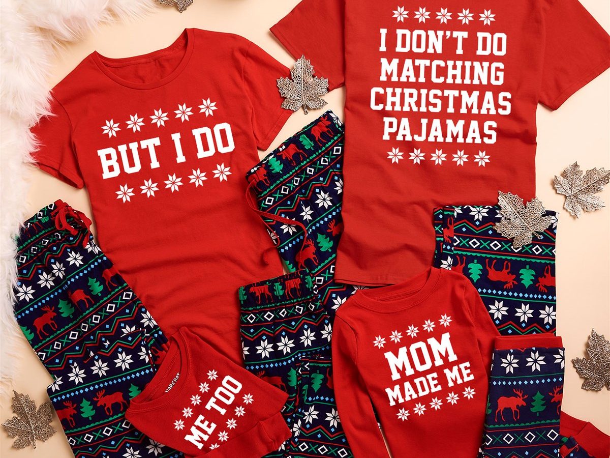 matching jane christmas family pajamas i don't wear them
