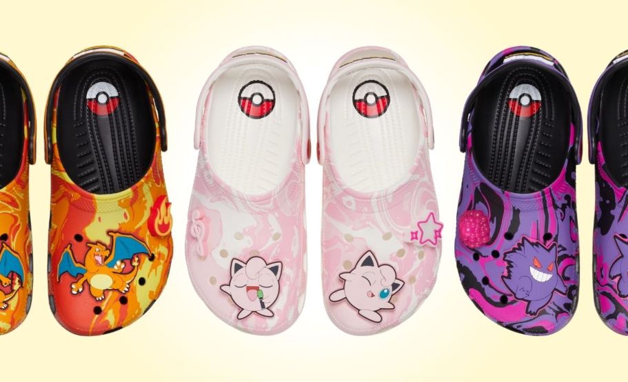 RARE Savings on Pokémon Crocs (Styles for the Whole Family!)