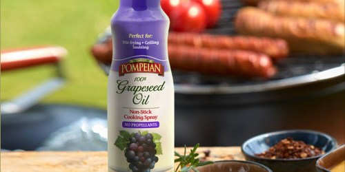 Pompeian 100% Grapeseed Oil Cooking Spray Only $3 Shipped on Amazon