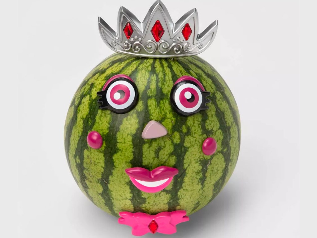watermelon with princess no carve kit