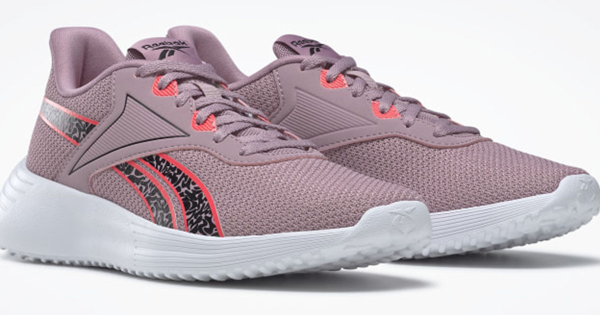 reebok lite 3 running shoes in lilac