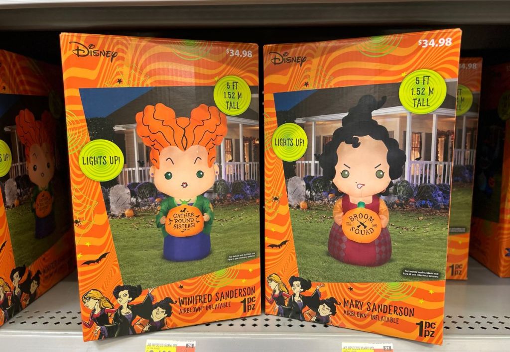 winnifred and mary sanderson sisters inflatables