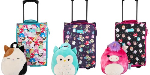 Squishmallows 2-Piece Travel Set $38 Shipped on Walmart.com | Includes Carry-On & Backpack