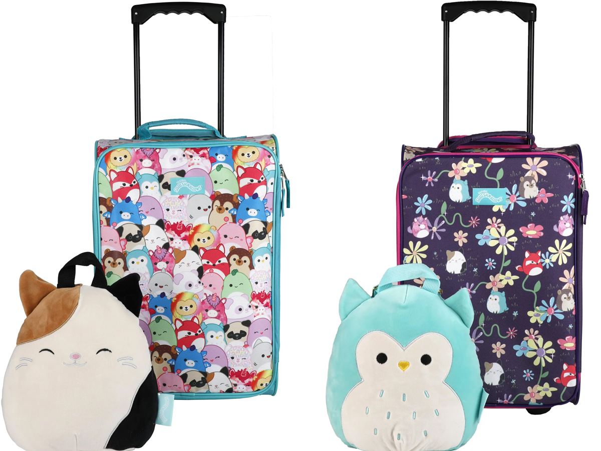 squishmallows luggage sets