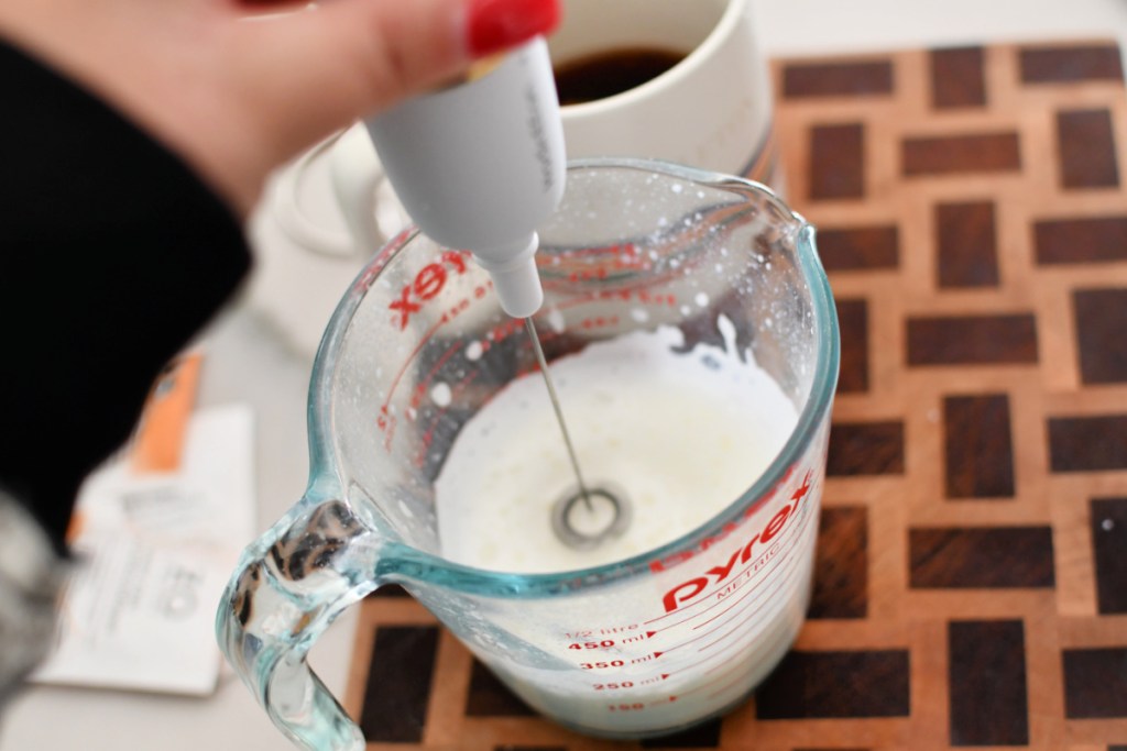 using a frother for milk