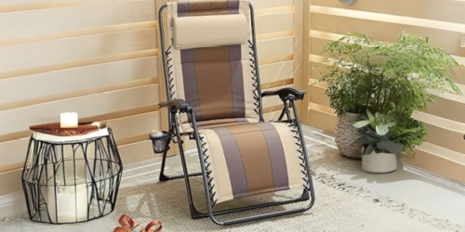 TWO Amazon Basics Zero Gravity Chairs ONLY $79.99 Shipped (Reg. $209) – Just $40 Each!