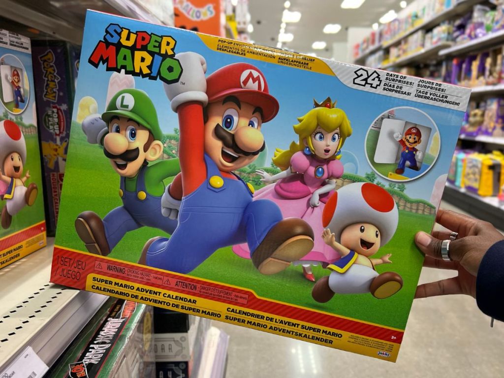 Nintendo Super Mario Pop-Up Environment Advent Calendar New With