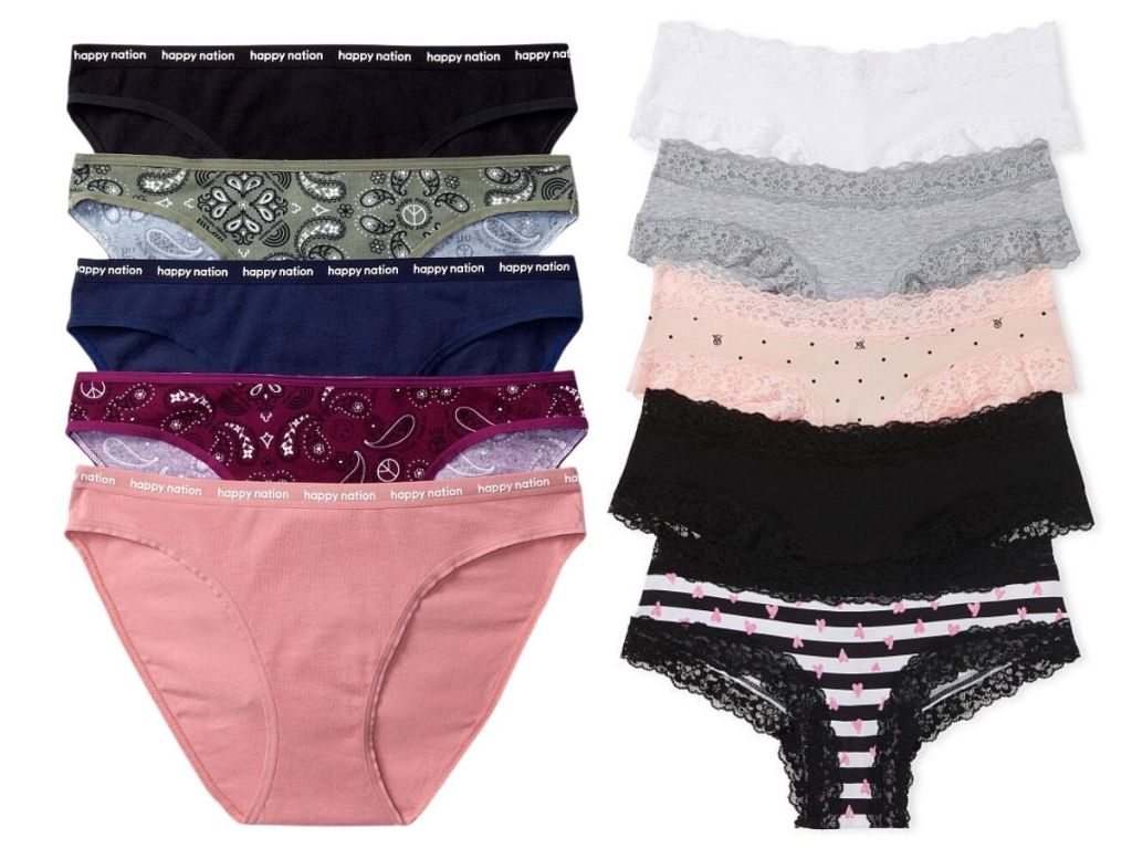 Victoria's Secret 5-Pack of Panties for Tweens or Women