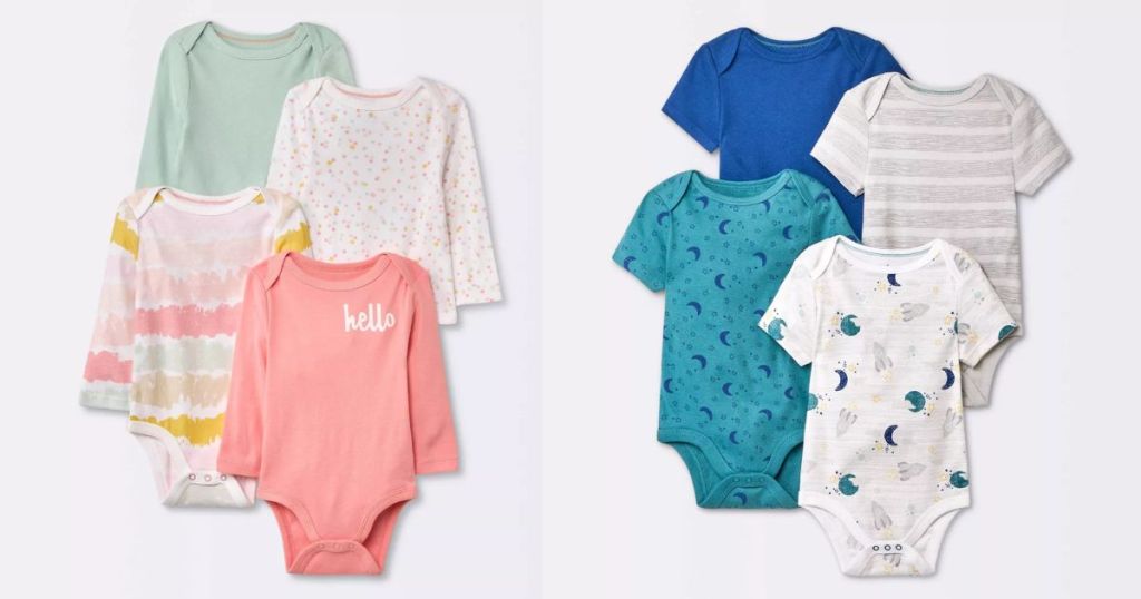 Cloud Island Baby Bodysuits 3-Pc, 4-Pc or 7-Pc Sets 