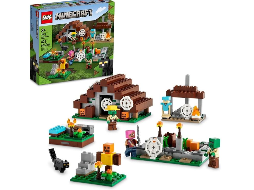 LEGO Minecraft The Abandoned Village Building Toy Set 