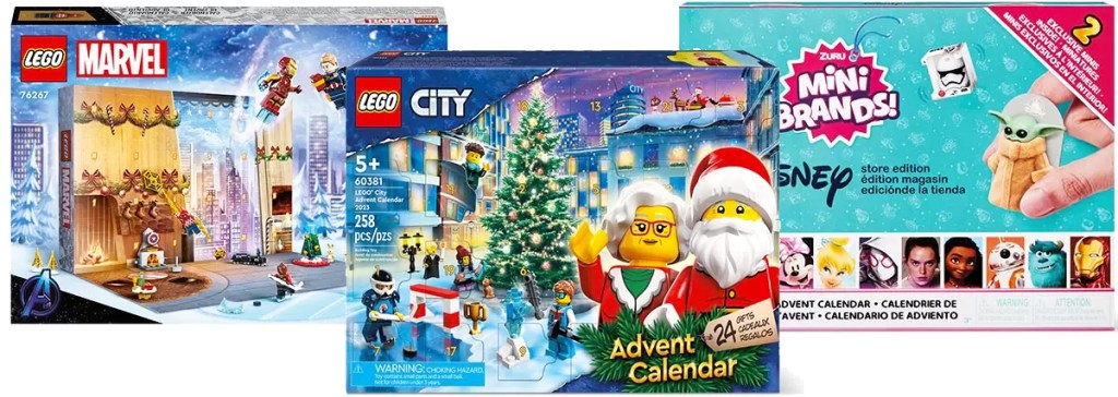 تقويمات ظهور العلامات التجارية Lego و Mini