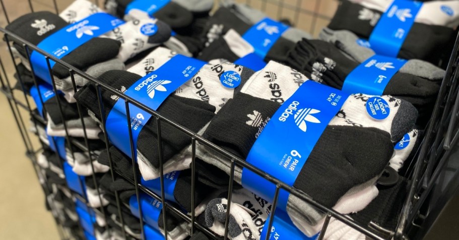 6 Pairs Adidas Socks Just $7.65 Shipped (Reg. $18) | Only $1.28 Per Pair!