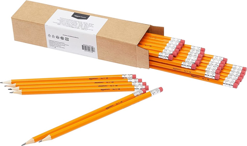 box of 30 yellow #2 pencils