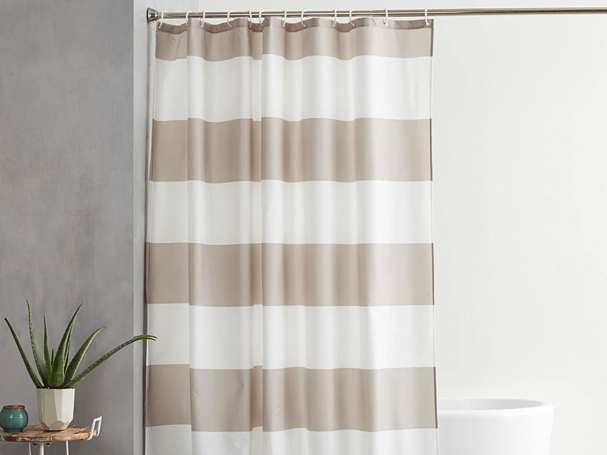 Amazon Basics Shower Curtain w/ Hooks Only $4.99 (Regularly $11) | Hip2Save