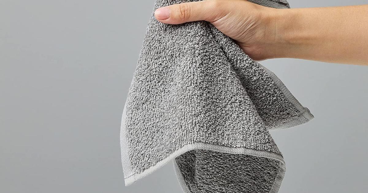 Amazon Basics Fast Drying Terry Cotton Washcloths 24Count Only 10