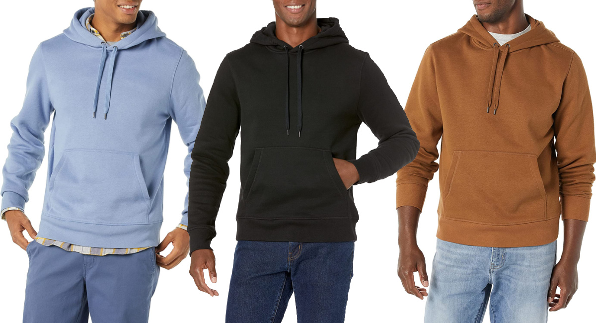 essentials men's hooded fleece jacket