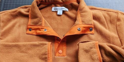 Amazon Essentials Men’s Pullover Fleece Only $5.40 (Regularly $25)
