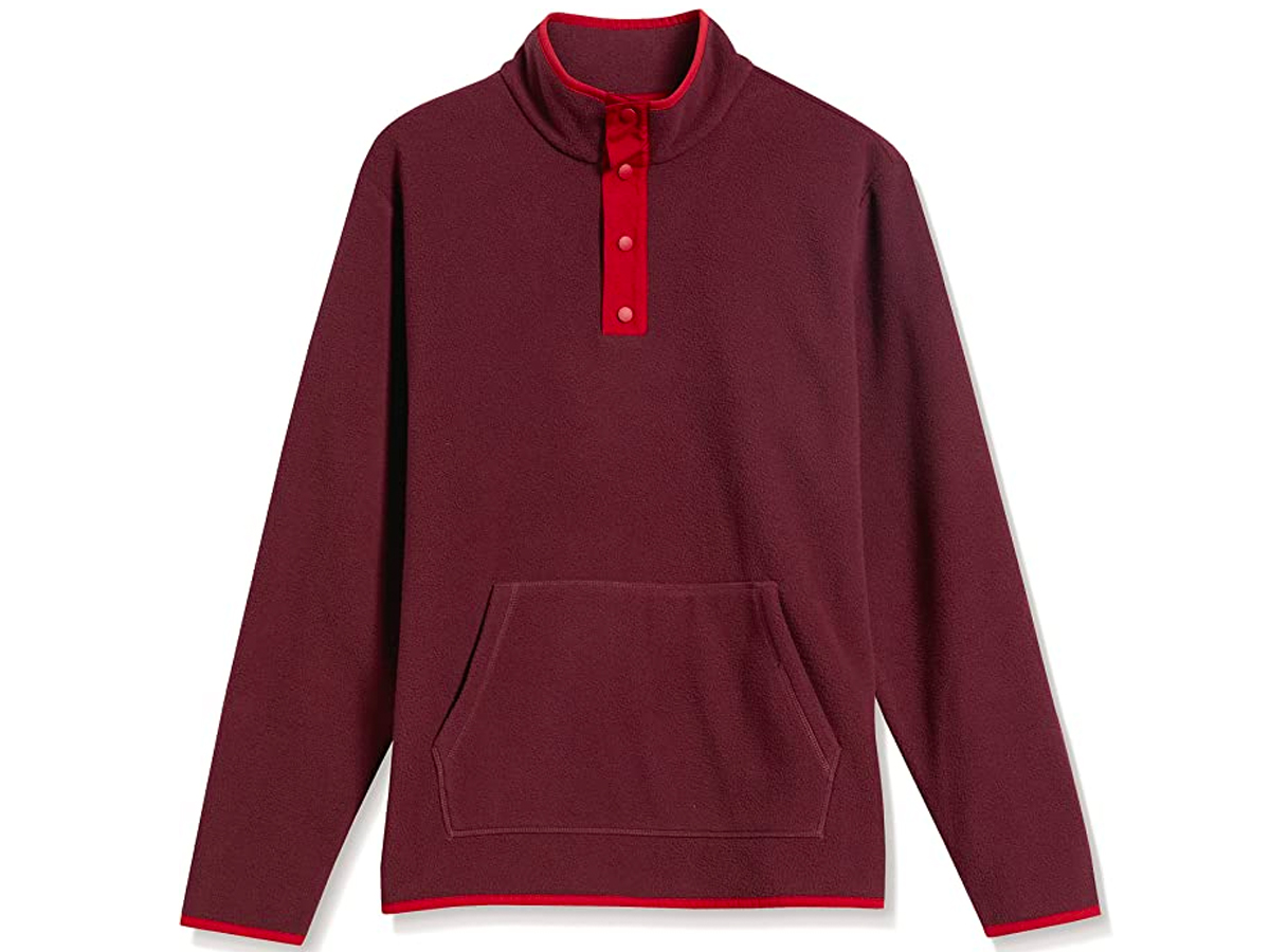 Amazon Essentials snap fleece jacket